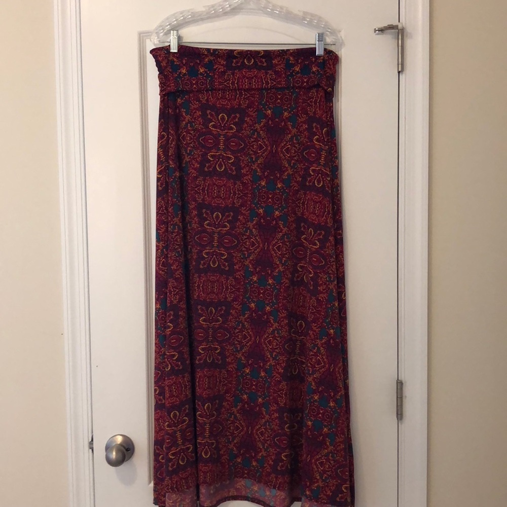 LuLaRoe Maxi Skirt L